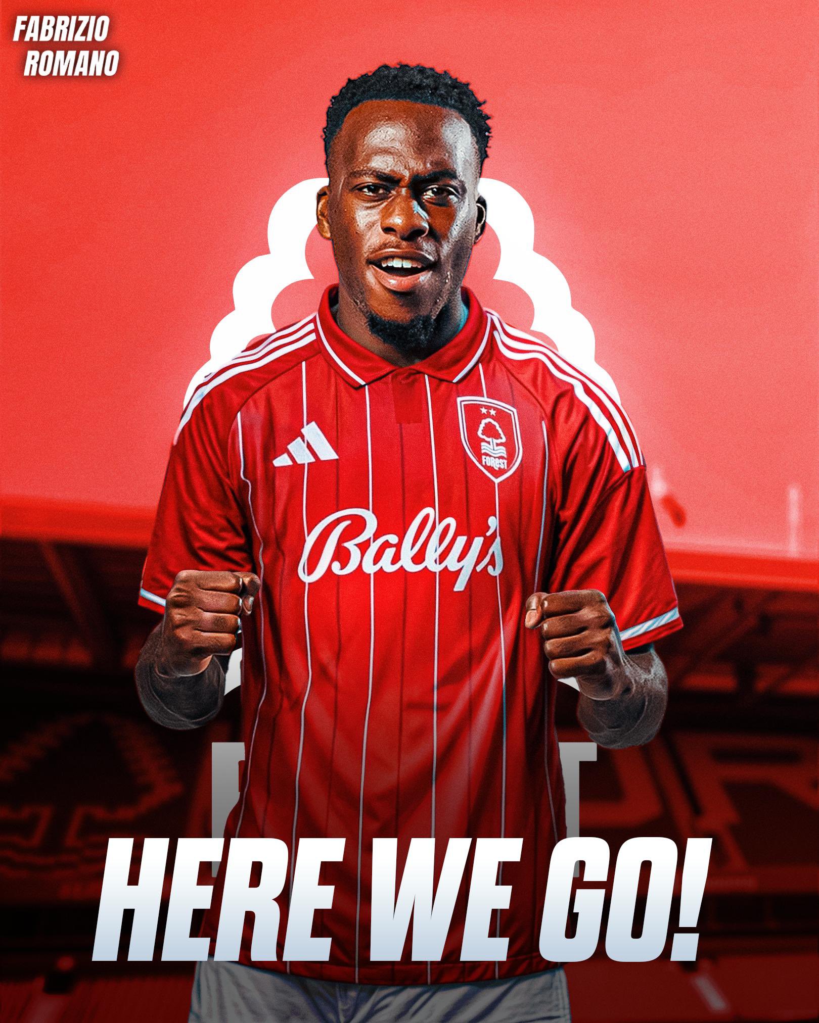 爱游戏体育-HWG！罗马诺：诺丁汉森林签下雷恩前锋穆因加，转会费3150万欧